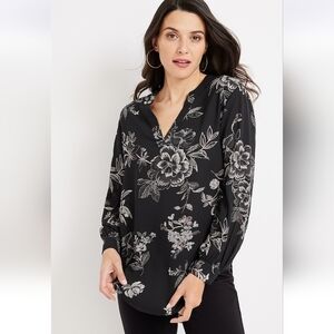 Maurices Atwood Tunic Floral Blouse, Size XXL